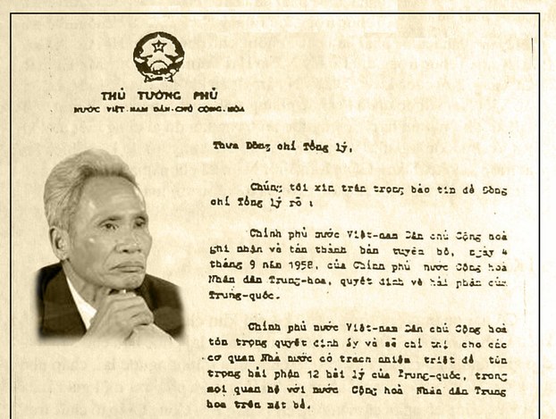 Nguyên văn Công thư 1958 của cố Thủ tướng Phạm Văn Đồng và những kẻ cố tình xuyên tạc