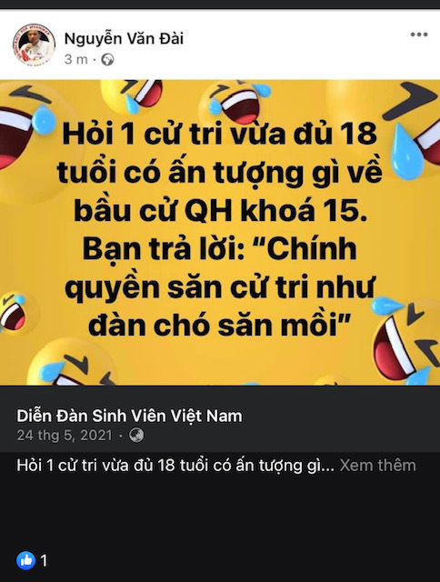 Nguyễn Văn Đài đứng sau “Nhóm Bạn Công Nhân” và Diễn đàn sinh viên Việt Nam?