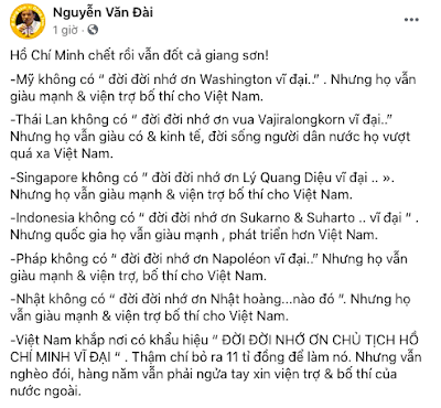 Nguyễn Văn Đài lại cắn càn