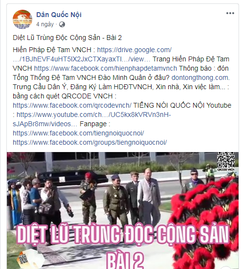 Nhận diện bản chất của fanpage “Dân quốc nội”