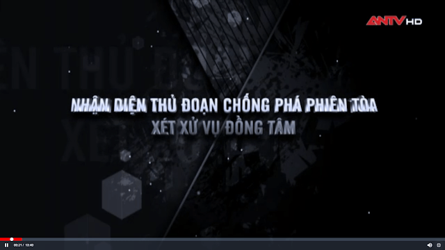 Nhận diện thủ đoạn chống phá phiên tòa xét xử vụ án Đồng Tâm