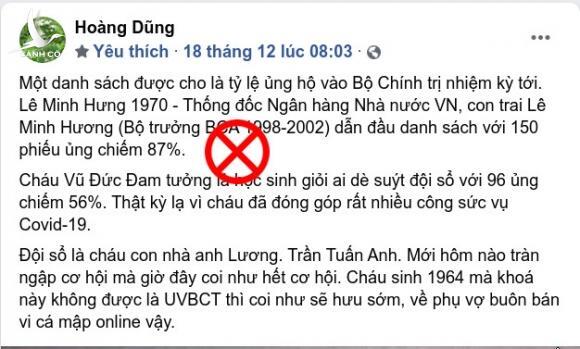 “Nhận định nhân sự” – Một thủ đoạn chống phá Đại hội 13