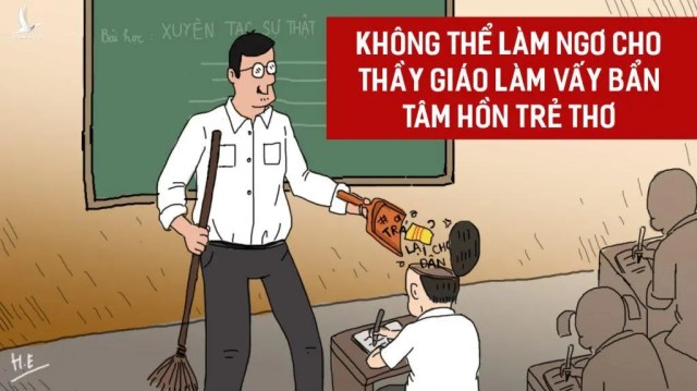 Nhân quyền nào cho phép thầy giáo làm vấy bẩn tâm hồn trẻ thơ?