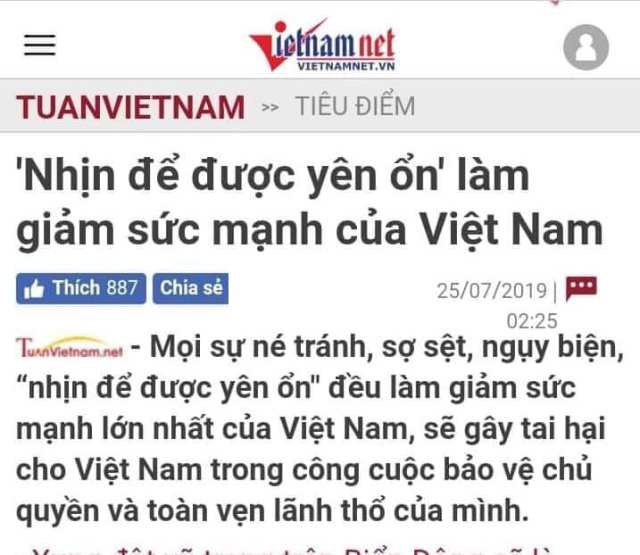 Nhịn để được yên ổn?