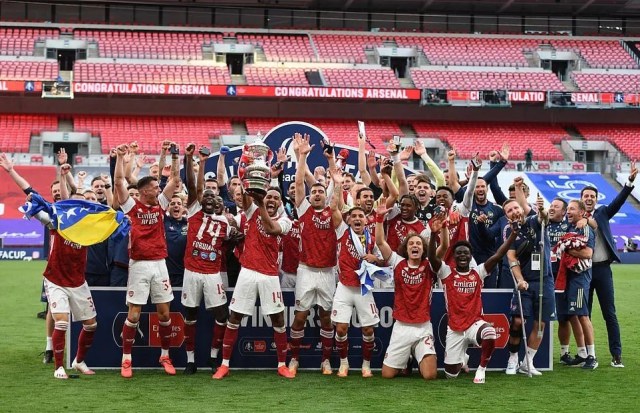 Những hình ảnh ấn tượng ngày Arsenal lần thứ 14 đăng quang FA Cup