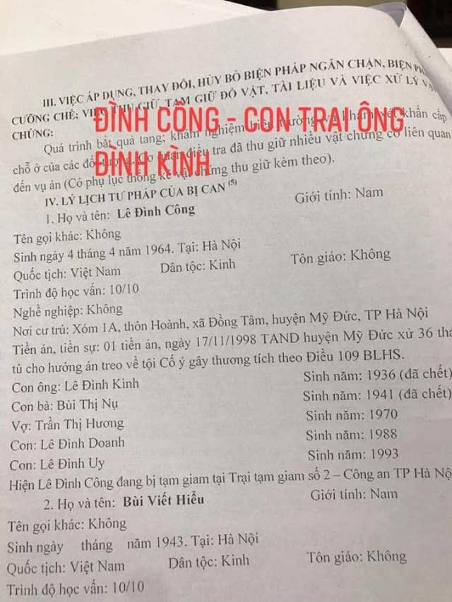 “Những người dân lành” Đồng Tâm là ai?