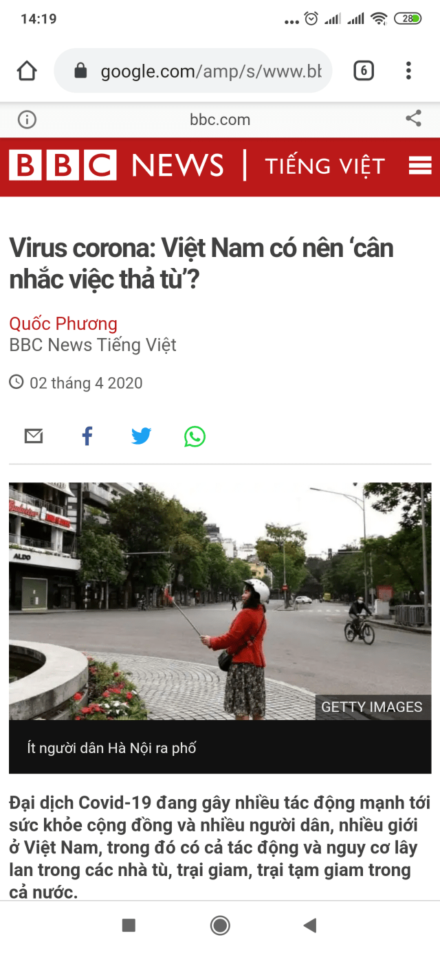 Nơi nào thực sự cần “phóng thích tù nhân” trong đại dịch Covid19?