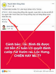 Nói thêm về hành vi lợi dụng danh nghĩa tôn giáo để gây rối trong vụ việc “vườn rau phường 6, Tân Bình”