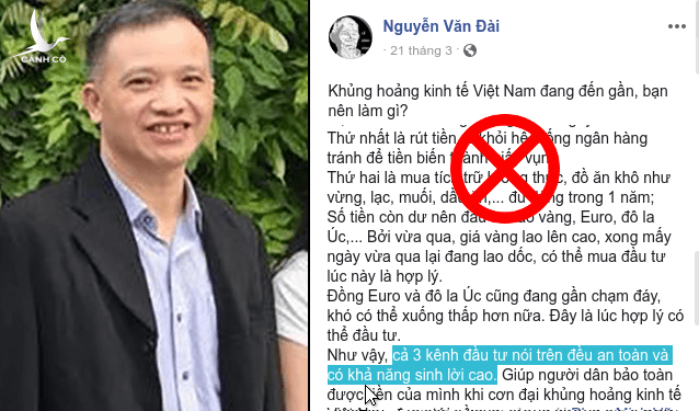 Nực cười Nguyễn Văn Đài, kiếm ăn từng bữa đi dạy dân Việt Nam cách làm kinh tế