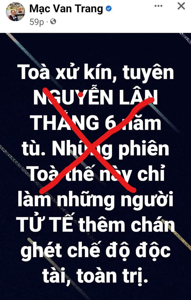 Núp bóng Nguyễn Lân Thắng để chửi chế độ là hành động bỉ ổi!