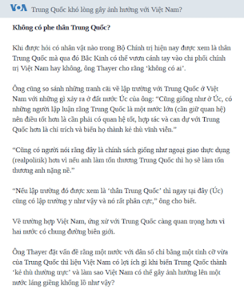 Ở Việt Nam không có “chủ nghĩa đầu hàng” trước Trung Quốc