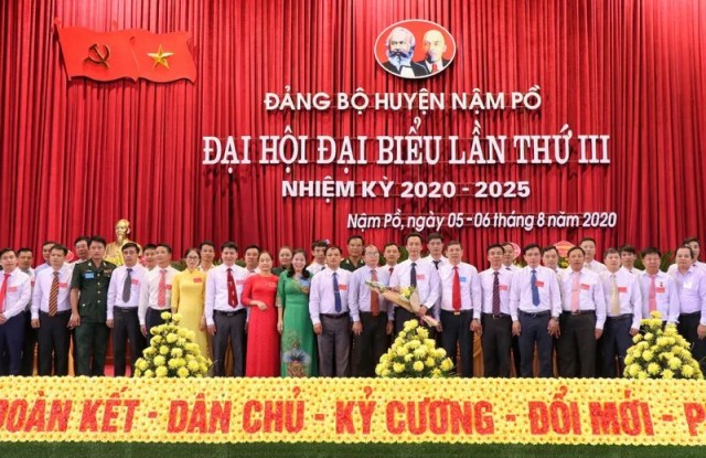 Ông Lê Khánh Hoà tiếp tục được bầu giữ chức Bí thư Huyện ủy Nậm Pồ