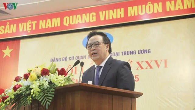 Ông Nguyễn Mạnh Cường giữ chức Bí thư Đảng ủy cơ quan Ban Đối ngoại TƯ