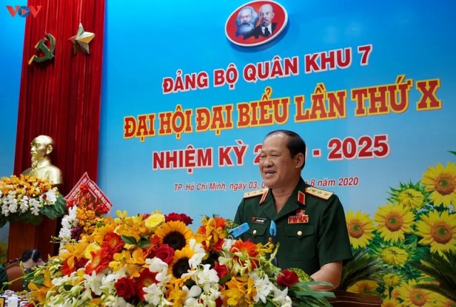 Ông Nguyễn Thiện Nhân dự Đại hội Đảng bộ Quân khu 7