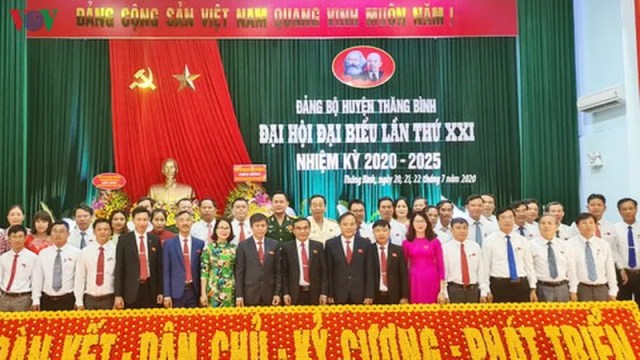 Ông Phan Công Vỹ tái đắc cử Bí thư Huyện uỷ Thăng Bình, Quảng Nam