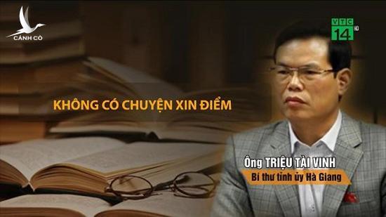 Ông Triệu Tài Vinh có trách nhiệm liên quan trong việc nâng điểm cho con