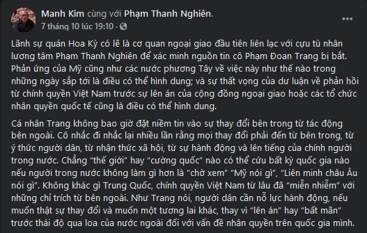 Phạm Đoan Trang có ảnh hưởng và vị thế lớn đến mức nào?