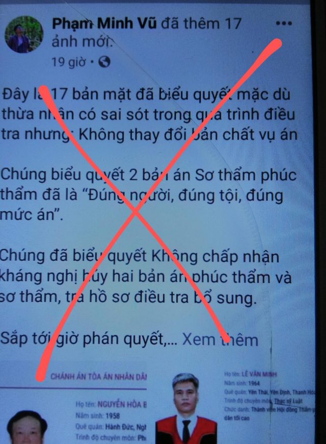 Phạm Minh Vũ – Phải chăng muốn tiếp tục ăn cơm tù?