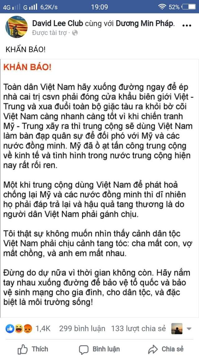 Phản động ngày càng đầu tư rồi mấy bác ạ:))