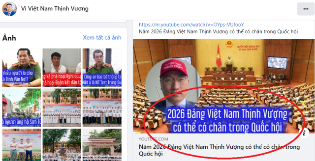 Phan Sơn Tùng có ý đồ thành lập “Đảng Việt Nam Thịnh Vượng”?