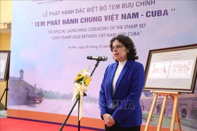 Phát hành đặc biệt bộ tem bưu chính 'Tem phát hành chung Việt Nam - Cuba'