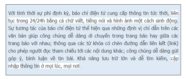 Phát huy vai trò của báo chí điện tử trong đấu tranh, phản bác thông tin, quan điểm sai trái của các thế lực thù địch ở nước ta hiện nay