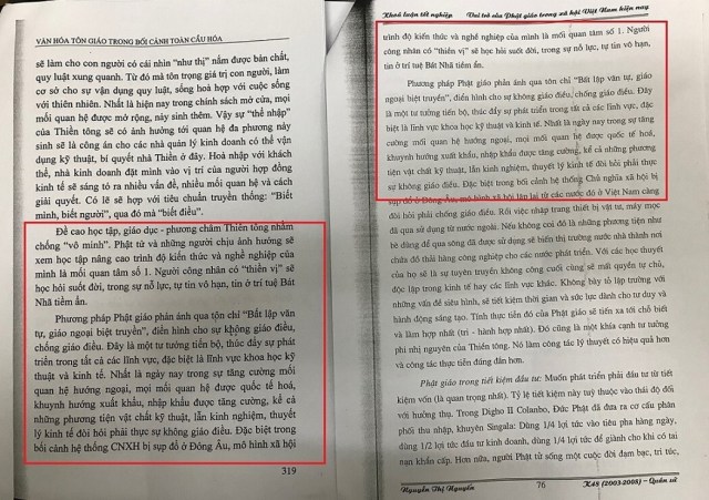 Phó Giáo sư Trần Thị Kim Oanh có đạo văn không?