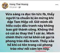 Phong trào dân chủ như nồi cám lợn và từng bước tan rã