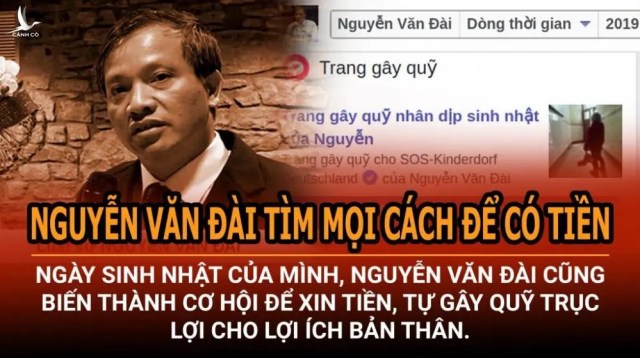 Profile Nguyễn Văn Đài – kẻ tâm thần chính trị lưu vong