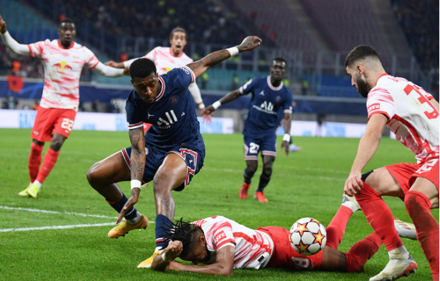 PSG đánh rơi điểm số ở phút 90+3 trước RB Leipzig