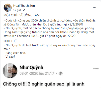 Qua vụ án Đồng Tâm càng lộ rõ một số kẻ không còn tính người