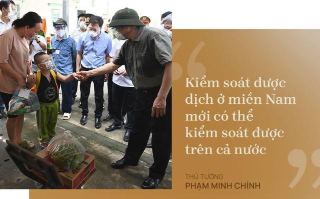 Quyết tâm kiểm soát đợt dịch bùng phát ở phía Nam của Thủ tướng