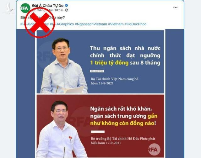 RFA: Hãy thôi ngay trò “nhai đi nhai lại”!