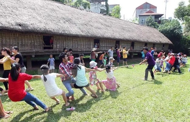 Sân chơi gắn kết các thành viên trong gia đình tại Bảo tàng Dân tộc học Việt Nam