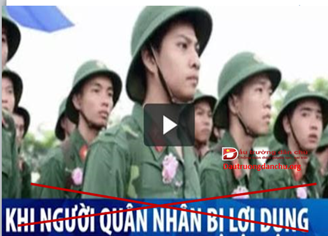 Sao phải hèn hạ vu khống Quân đội