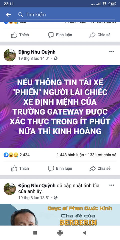 Sẽ xử lý những tài khoản thông tin thất thiệt