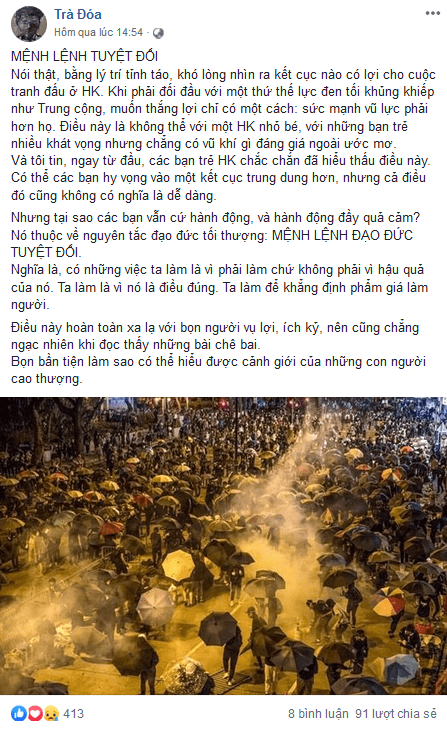 “Stand With Hong Kong” hay “Lie With Hong Kong”?