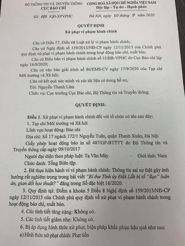 Sự thật sau những “ồn ào” ở Trường Đại học Tôn Đức Thắng Bài 3: Dùng truyền thông bẩn - một biểu hiện tự diễn biến, tự chuyển hoá