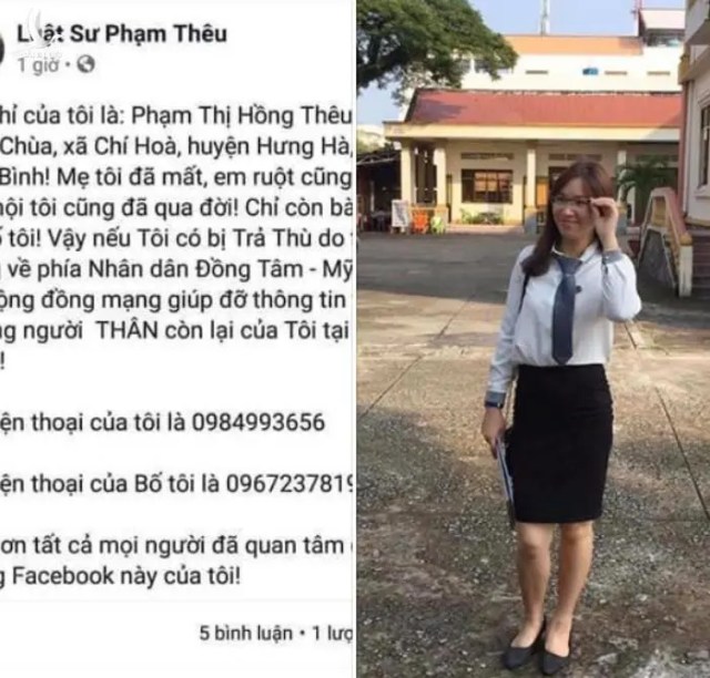 Sự thật thông tin “một nữ luật sư tham gia vụ án Đồng Tâm nhảy cầu tự tử”