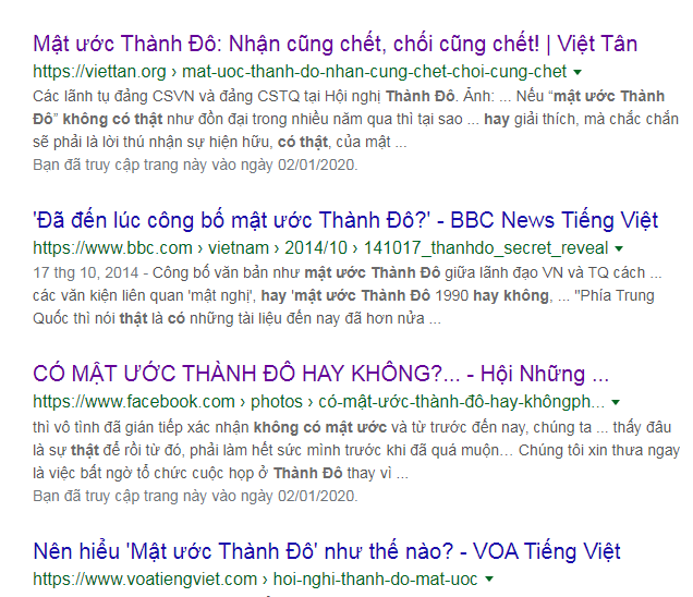 Sự thật về “Mật ước Thành Đô”