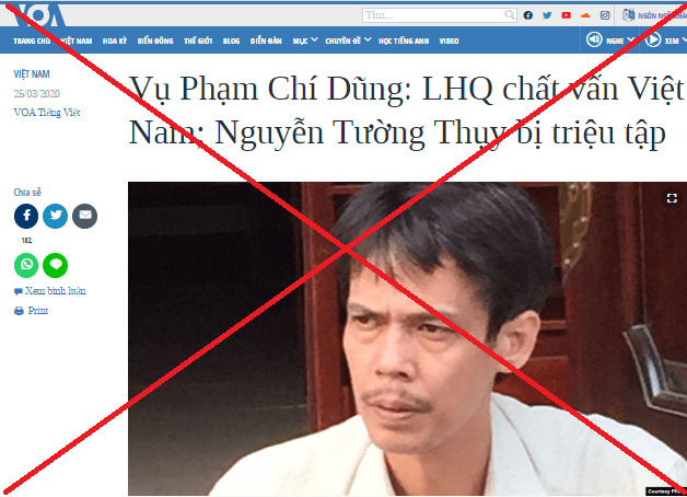 Sự thật về Phạm Chí Dũng