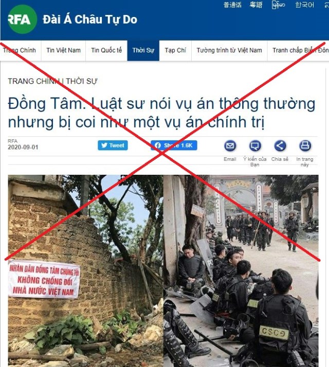 Sự thật về việc 