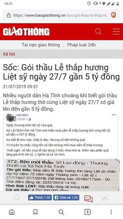 Sự thật xung quanh những gói thầu thắp hương tiền tỉ