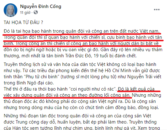 Sự tráo trở vô liêm sỉ của Cống già