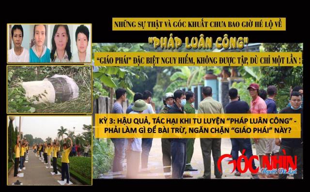 Tại Sao “Pháp Luân Công” Nguy Hiểm Hơn Cả Ma Tuý - Phải Làm Gì Để Ngăn Chặn Khi Có Người Thân Đi Theo Môn Phái Này