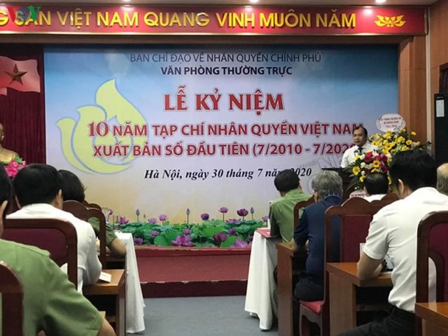 Tạp chí Nhân quyền Việt Nam kỷ niệm 10 năm ra số đầu tiên