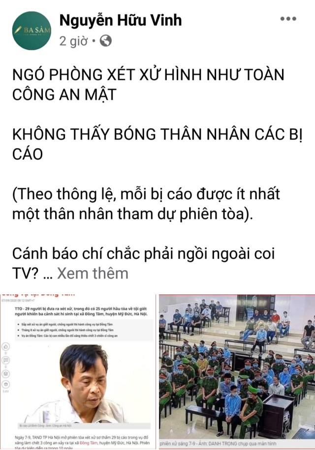 Tật xấu của Quang A, Ba Sàm!