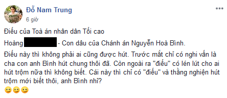 Thành viên VOICE Đỗ Nam Trung lập nhóm chuyên tung tin, xúc phạm nhân phẩn quan chức nữ