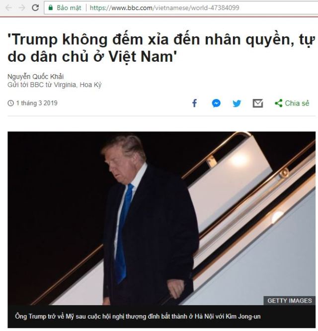 Thất vọng quá Trump ơi!