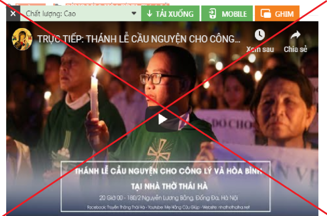 Thấy Gì Qua Thánh Lễ Cầu Nguyện Công Lý Và Hòa Bình Cuối tháng 5/2019